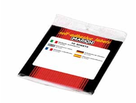 MARKIN X10019 Etiqueta Autoadesiva Retângulo Arredondado Permanente Branco 350 Peças