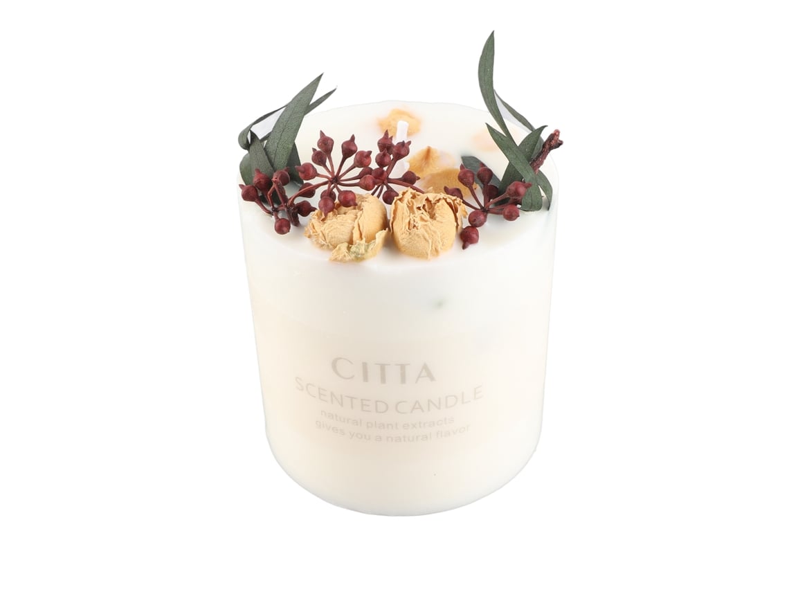 Vela Aromática LAXISCREED Cera de Soja Flor Seca Tipo 3