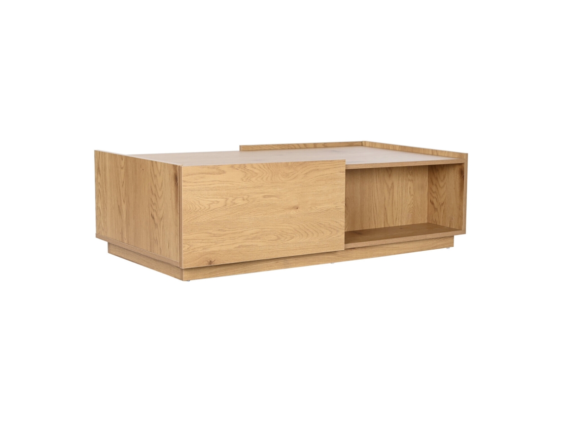 Mesa de centro em MDF de carvalho natural, 120x60x35cm ALEXANDRA HOUSE LIVING