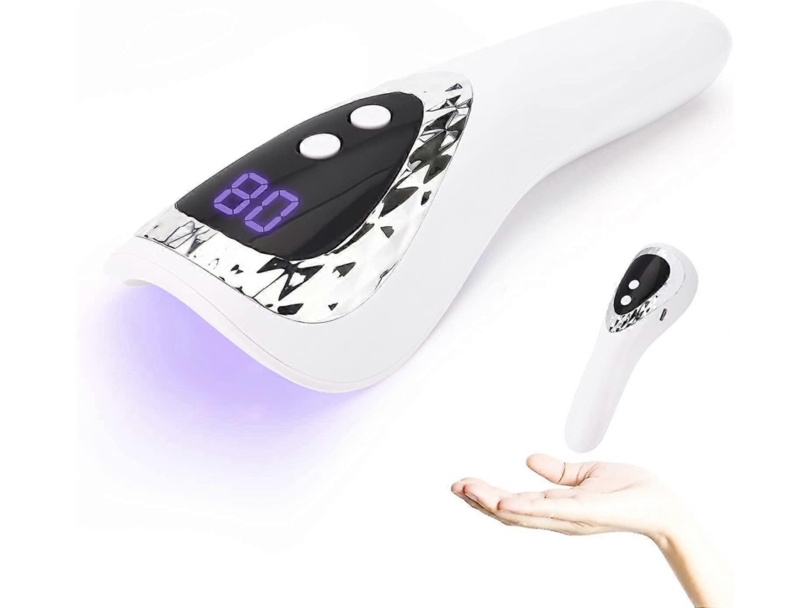 Lâmpada UV para Unhas em Gel, Lâmpada UV LED Portátil com Temporizador e Visor LCD, Secador de Esmalte de 5 W LY EBIKE (5 W)