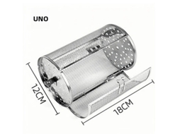 Cesto de aço inox MDUG para assar, resistente ao calor