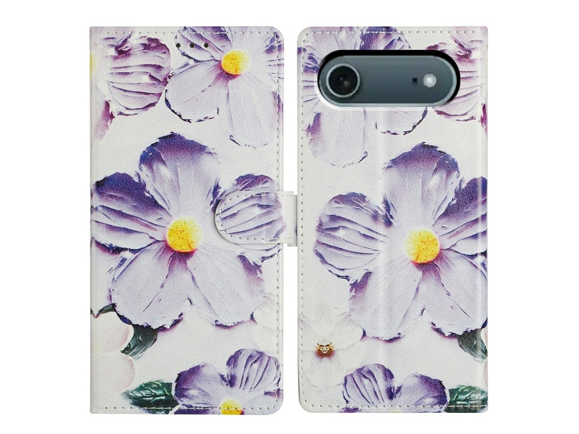Capa Para Iphone Air Com Estampa De Flores Roxas