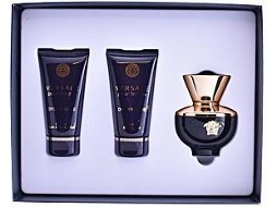 Coffret VERSACE Dylan Blue Spray Femme Edp 50 ml 50 ml + Gel de Banho + Body Lotion 50 ml