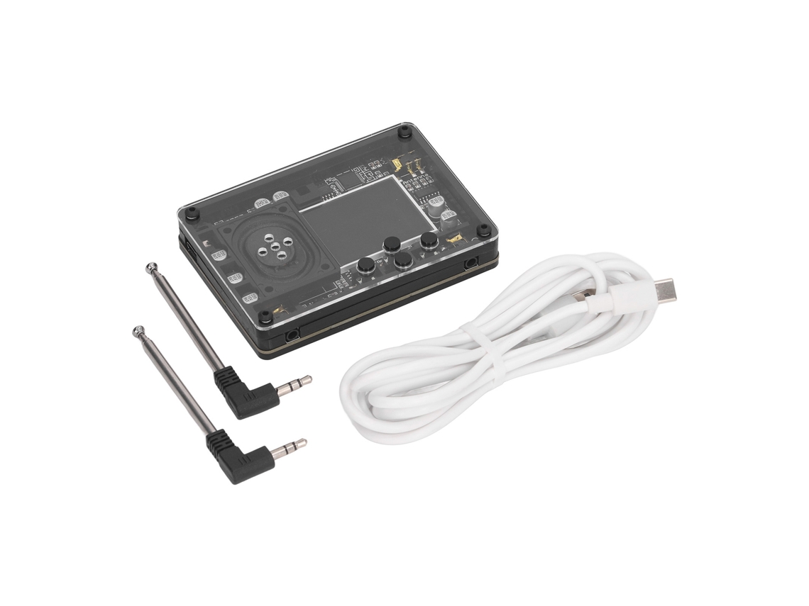 Instrumento Musical Electrónico Portátil Multifuncional com Tela e Antena