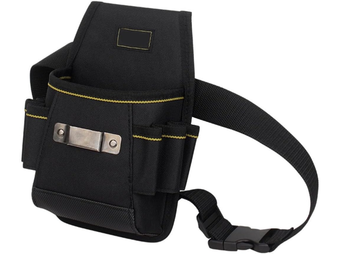 Pochete Impermeável E Resistente Em Lona Com 6 Bolsos E Cinto.