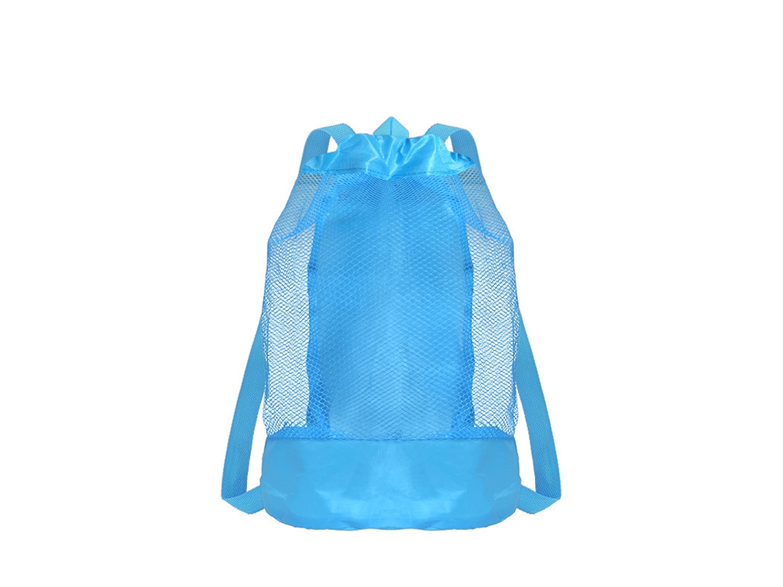Mochila Dobrável Para Guardar Brinquedos De Praia Yuysan 50x23cm Cor Azul