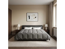 Vidaxl Duvet De Ano Inteiro 200 X 240 Cm 4 Estações Cinzento-claro