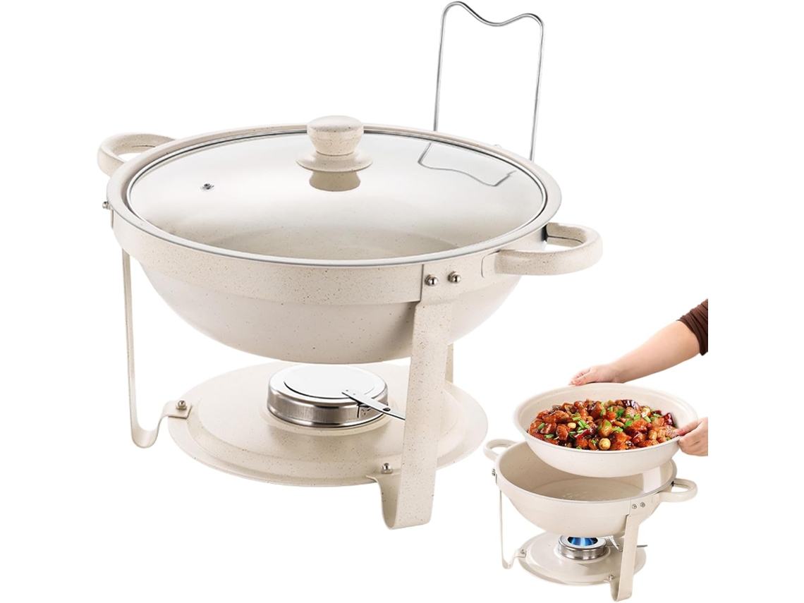 Rechauds Brancos Antiaderentes Para Buffet