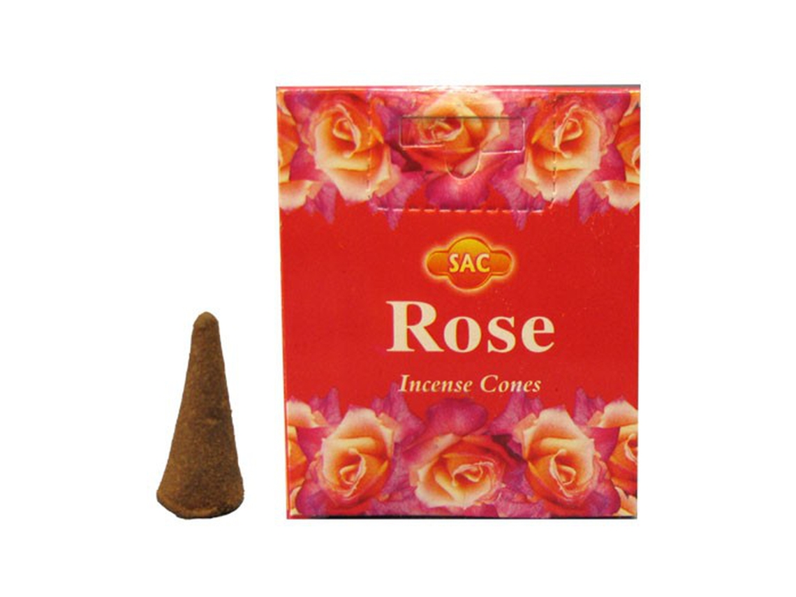 SAC Incenso Cones Rosa 10 Unidades