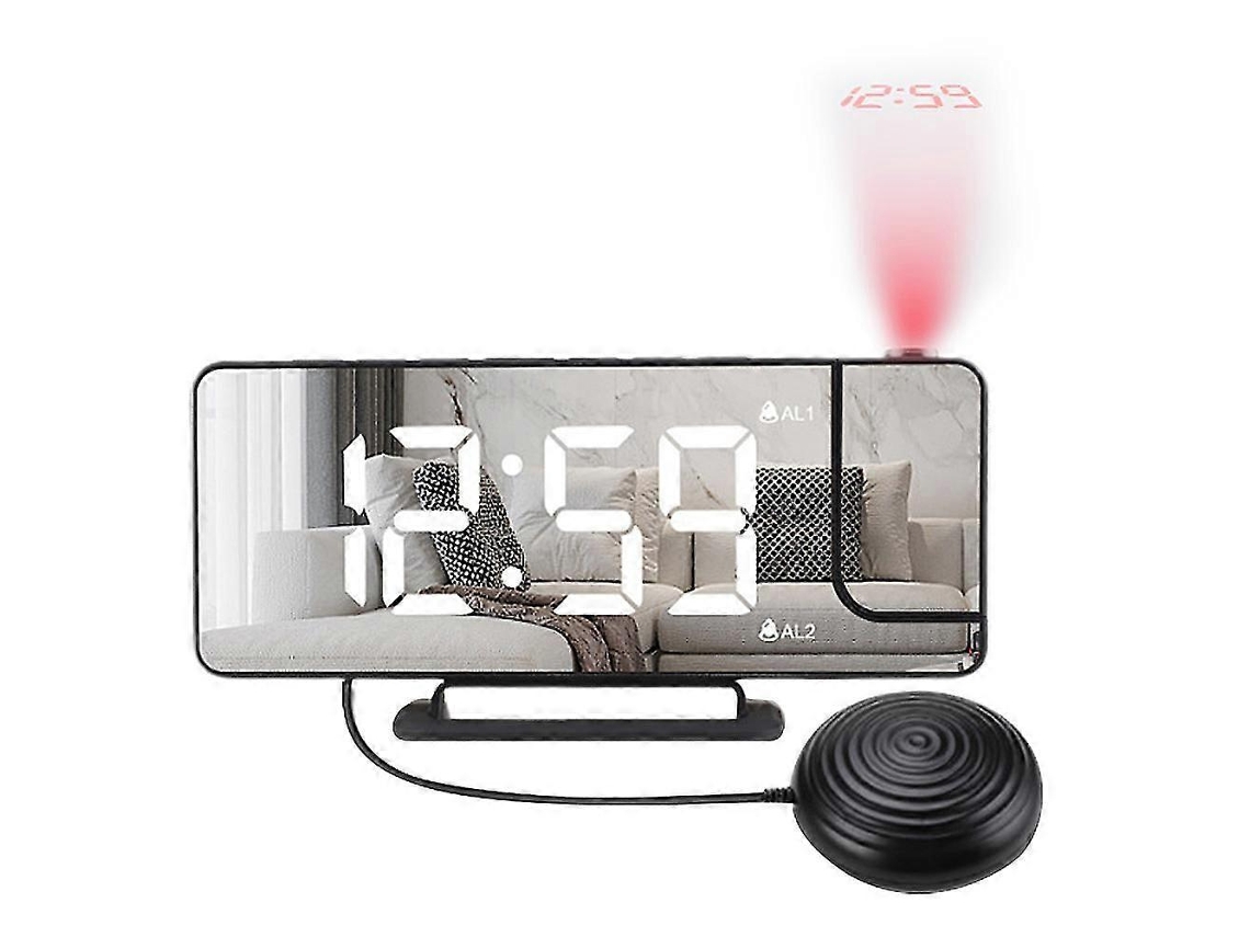 Despertador Eletrónico Com Vibração, Luz Automática E Carregamento Usb
