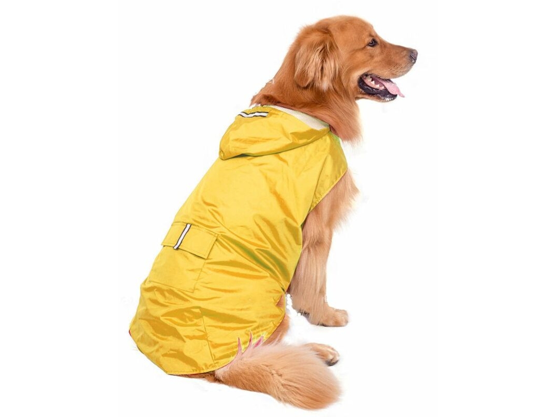 Capa De Chuva Canina, Refletora, Impermeável, Leve