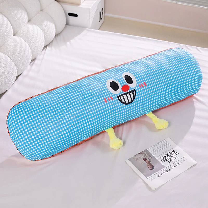 Almofada de Sofá em Seda Gelada com Dopamina para Adultos, Respirável, Ideal para o Verão. MDUG (azul 120cm)