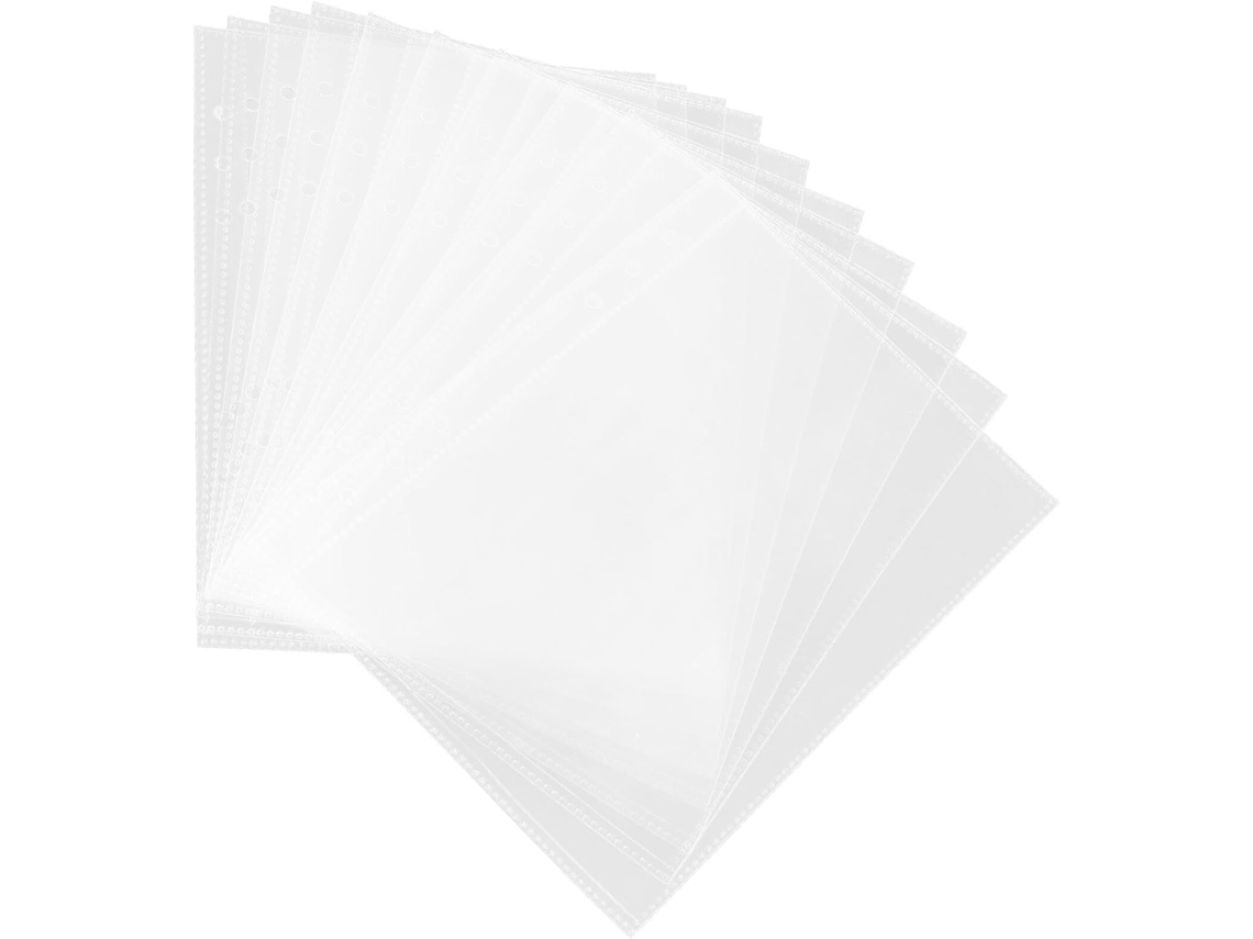 Pastas Transparentes Tofficu A5, Resistentes Ao Desgaste, Para Folhas Soltas, Com 20 Bolsos, Práticas E Ideais Para O