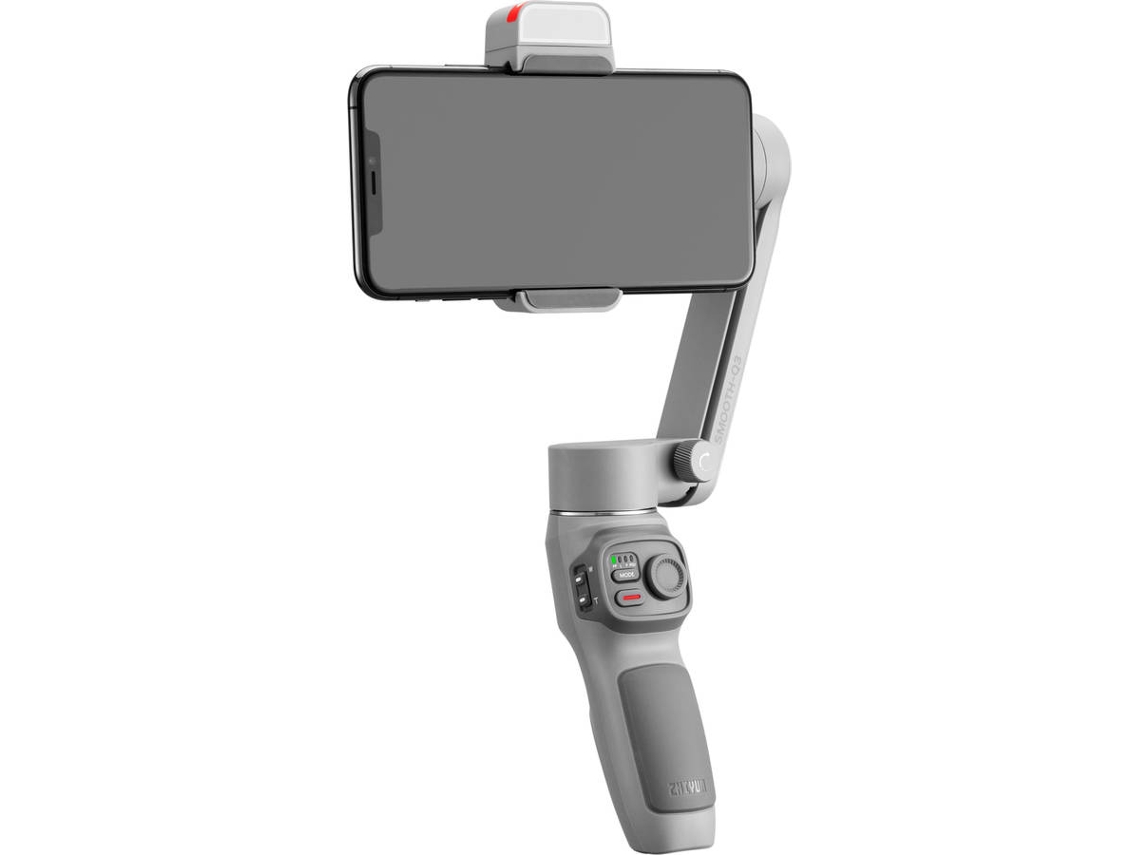 Gimbal ZHIYUN Smooth Q3 Combo (Bluetooth - Autonomia: 15 Horas - Cinzento)