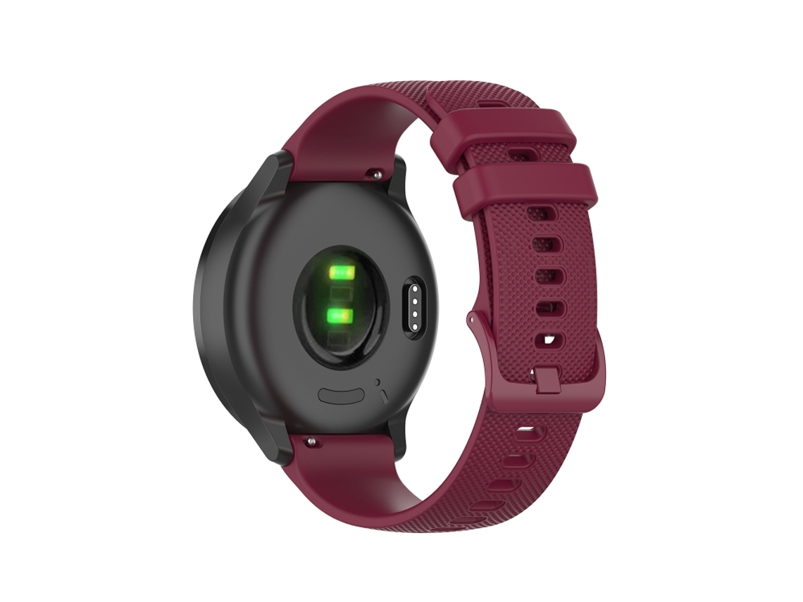 Bracelete Silicone Xadrez Vermelho Vinho para Samsung Gear S3 Classic 22mm XIAOMOYU