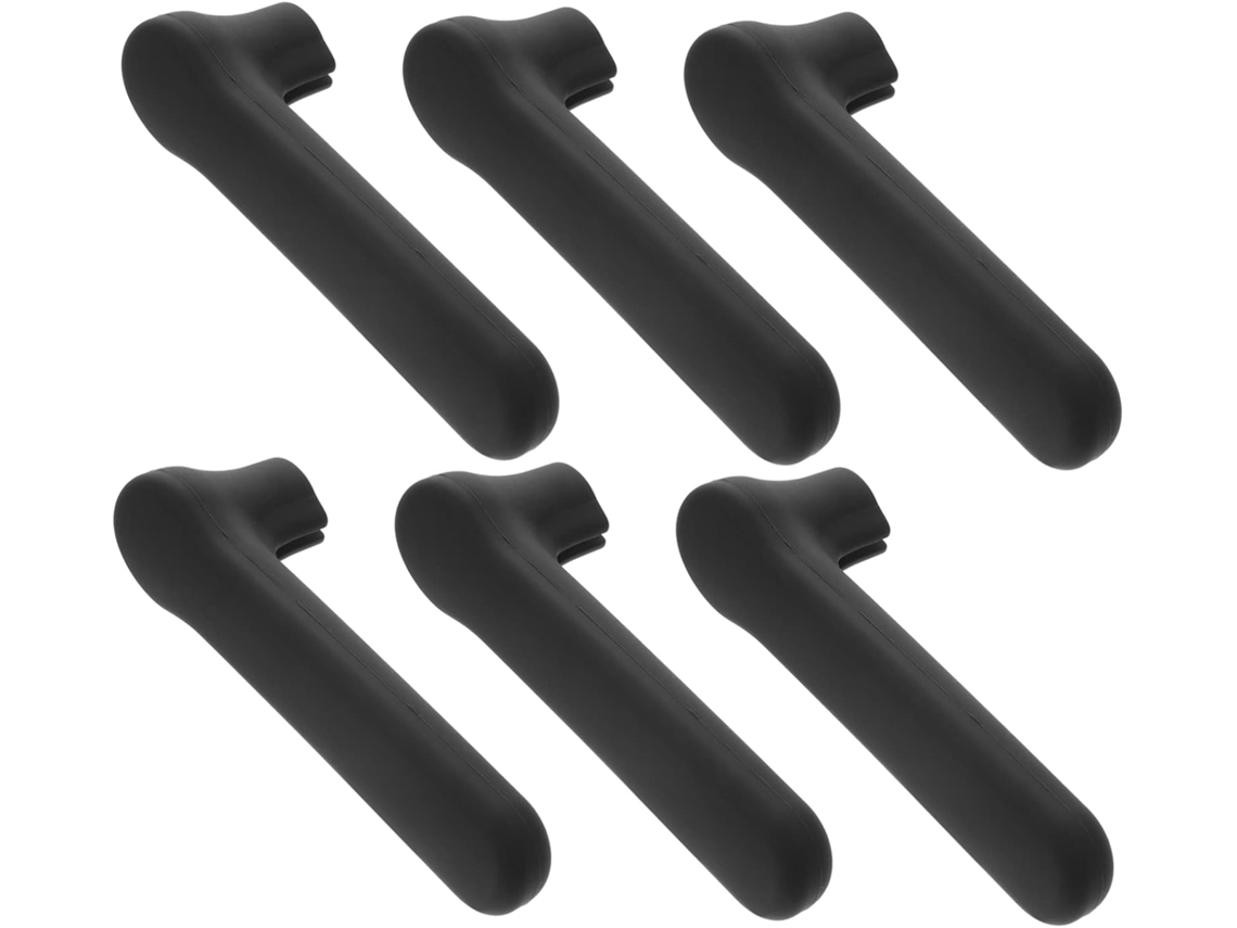 Conjunto De 6 Capas Protetoras Silicone Para Maçanetas Portas, Ideais Para Meninos E Meninas, Garantindo Segurança