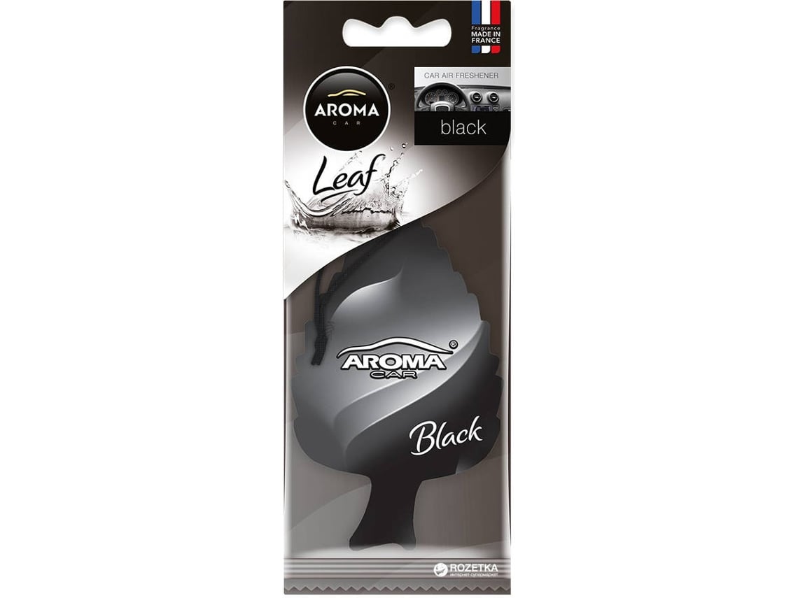 Ambientador de Carro AROMA Leaf  (Black)