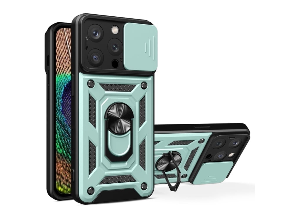 Capa Para Iphone 16 Pro - Tampa Deslizante Para Câmera - Tpu Pc