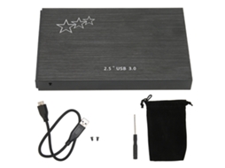 Enclosure De Disco Rígido Usb3.0 Para Sata De 2.5 Polegadas, Suporta Uasp, 3tb, 6gbps