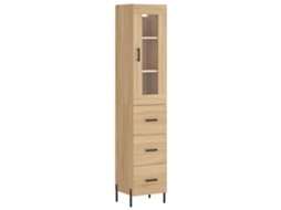 Highboard, Highboards Vidaxl Marrom Madeira Processada (n/a)