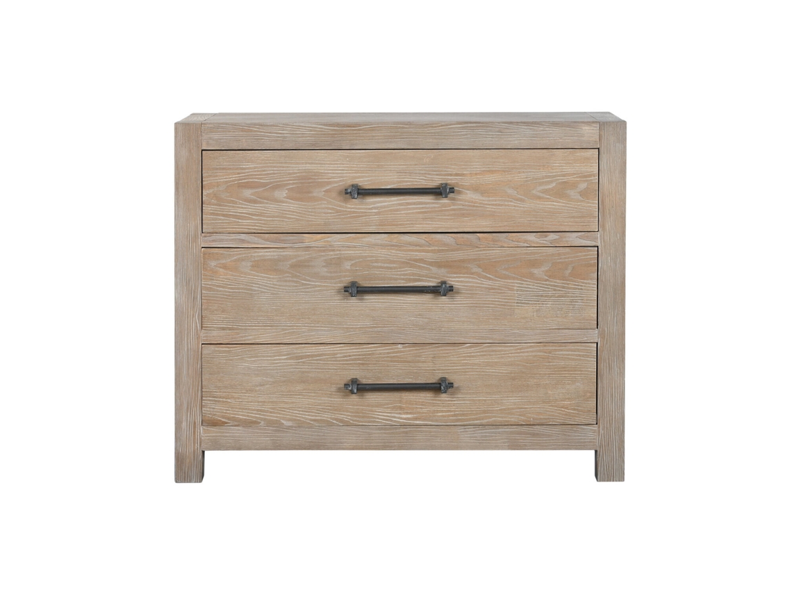 Cômoda em Madeira de Seringueira Natural, 100x40x88cm