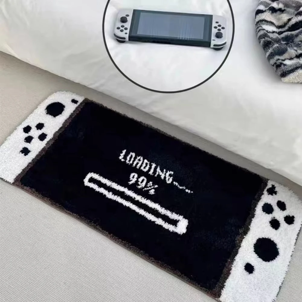 Tapete De Pelúcia Em Formato De Console De Videogame (estilo 3, 40x80cm), Um Tapete Decorativo Fofo.