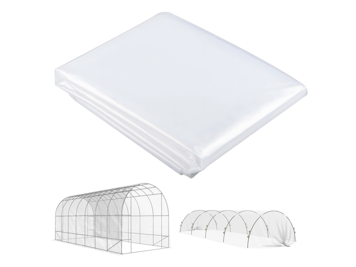 Película Estufa 7x8m Impermeável Uv Transparente VELTRIX