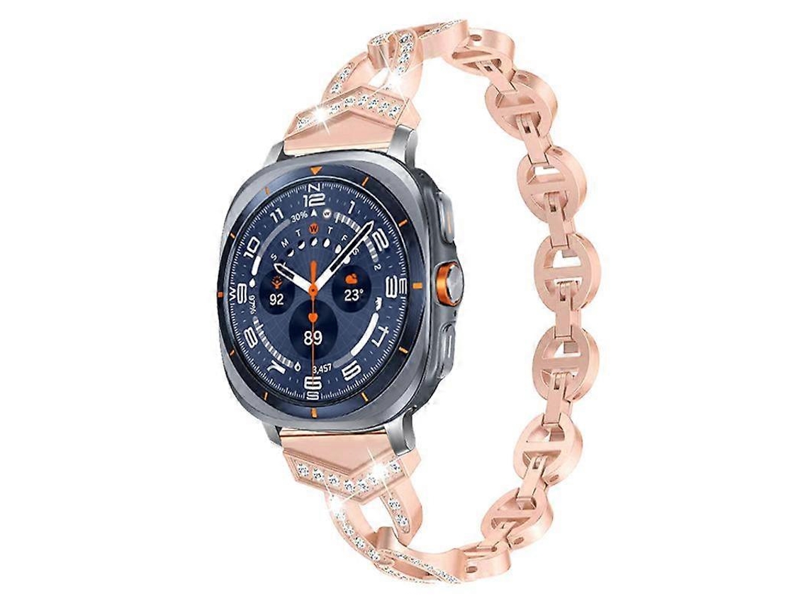 Pulseira De Relógio Xdfind Diamond Em Aço Inoxidável