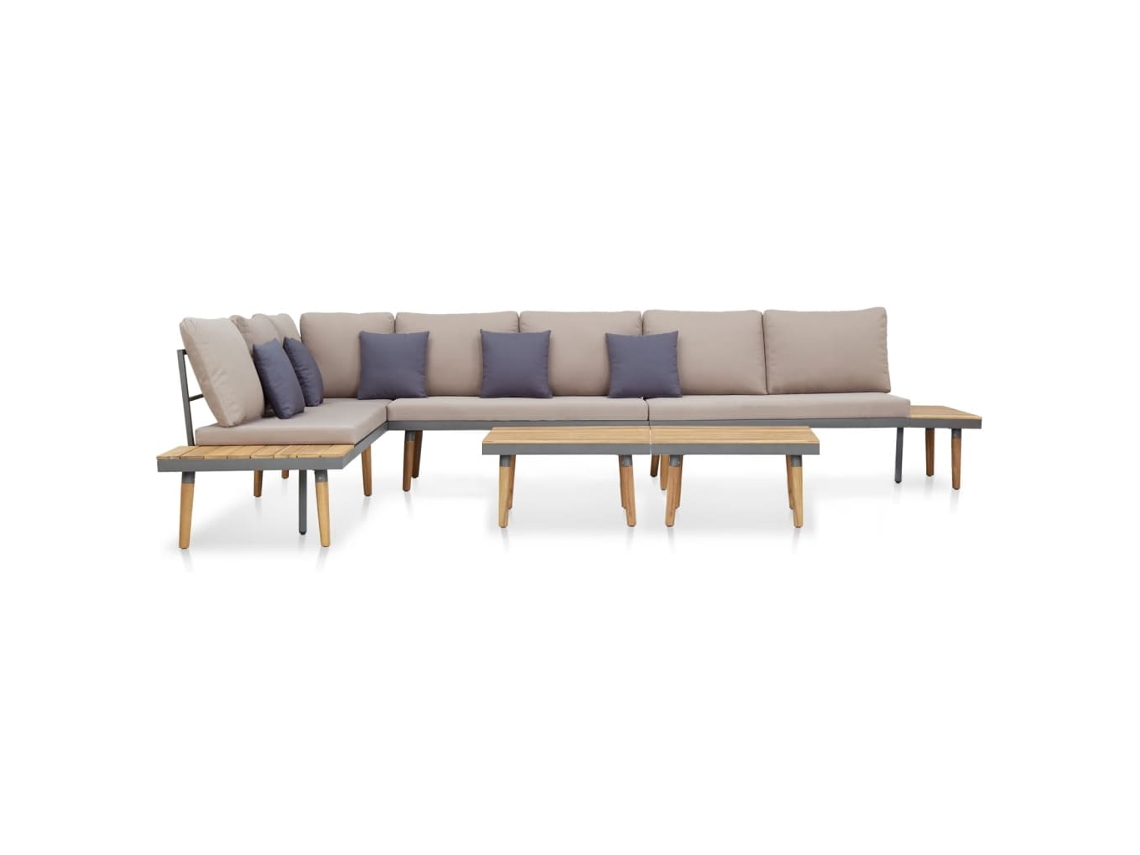 Garden Lounge Set, Garden Lounge Sets Vidaxl Marrom Madeira (n/a)