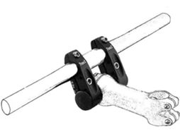 Guiador TRANZX Twin-holder Stem Adapter