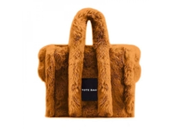 2026 bolsa de Pelúcia para Mulher, Bolsa Fluffy Y2k de Alta Qualidade com Grande Capacidade para Uso Diário Marrón