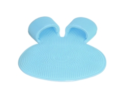 Tapete De Ducha Para Limpiar Y Masajear Pies Con Ventosas Antideslizantes De Silicona Azul