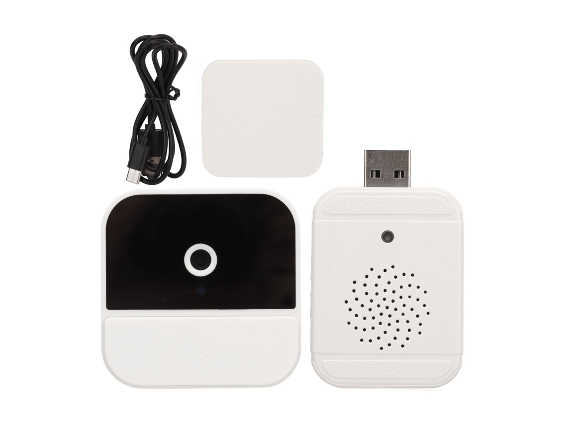 2026 timbre Inteligente Wifi com Vídeo, Câmera Sem Fio para Porta, Doorbell Inteligente