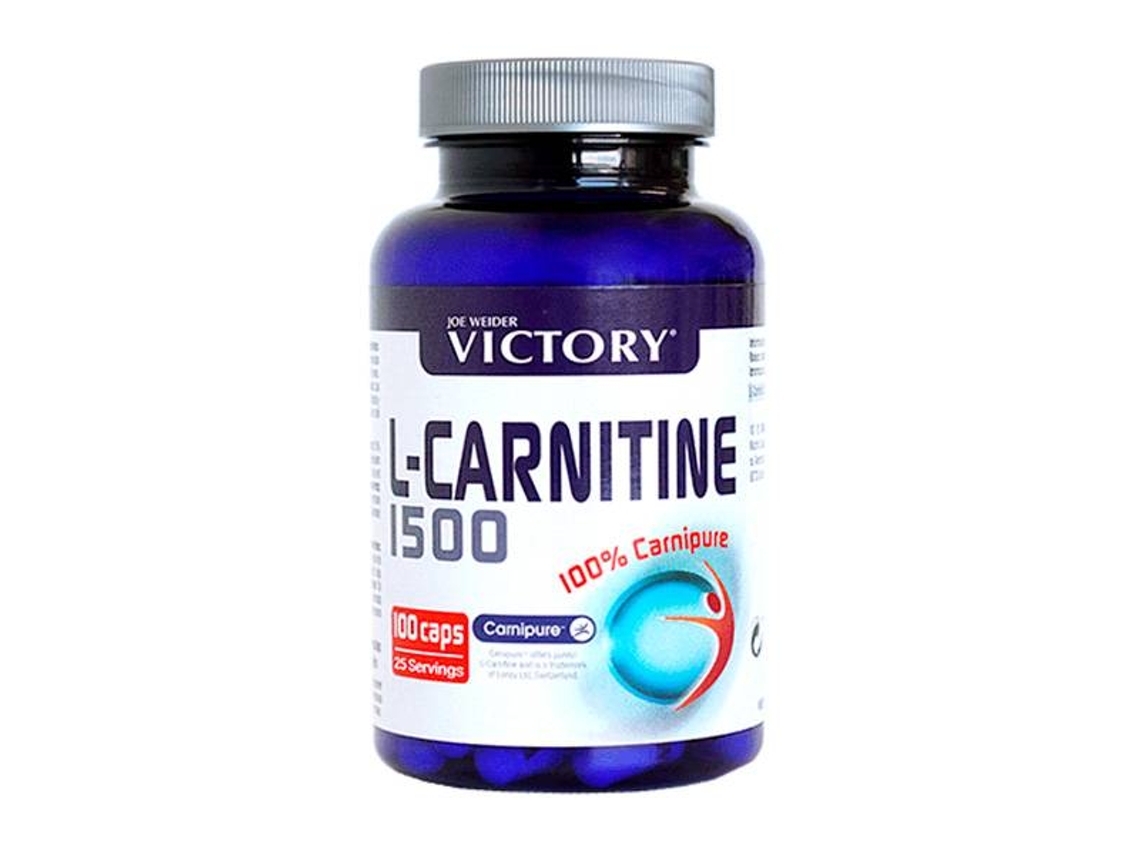 Pacote de L-Carnitina 1500 100 Cápsulas VICTORY ENDURANCE (100% Carnipure)