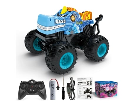 Camião De Brinquedo Telecomandado , Escala 120, Com Luzes E Música, Adequado Para Crianças Dos 4 Aos 12 Anos Hexinyigjly (s21)