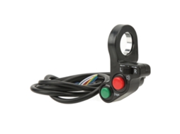 INTERRUPTOR 3 em 1 para Guidão de Moto, com Buzina, Sinal de Virada e Luz de Farol, para Scooter e Bicicleta Elétrica S/MARCA