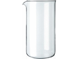 Frascos De Reposição 8 Xícaras, 1 Litro, Transparentes, 10 Cm De Diâmetro Brilvibera