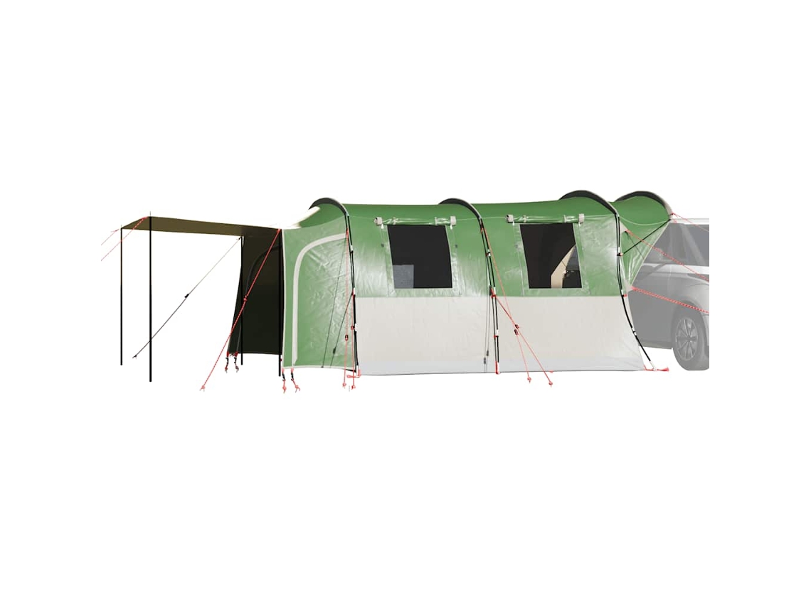 Vidaxl Tenda De Carro Para 4 Pessoas Impermeável Verde