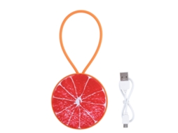 Altavoz Bluetooth portátil, pequeno, com forma de fruta, som estéreo 3D para uso externo, reprodutor USB com S/MARCA