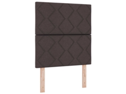 Cabeceira | Painel De Cama Com Cabeceira Cinzento-claro 80 Cm Tecido