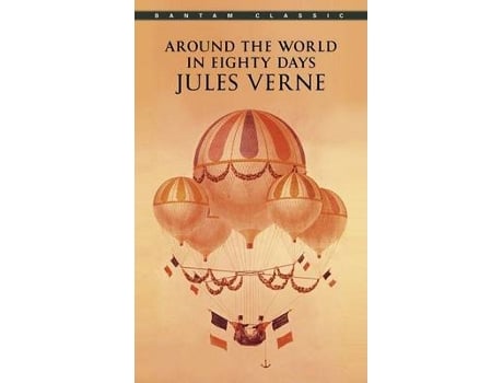 Livro around the world in eighty days de jules verne (inglês)