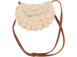 Bolsa De Ombro Ajustável Em Algodão Trançado Para Mulheres, Ideal Para Passeios Na Praia.