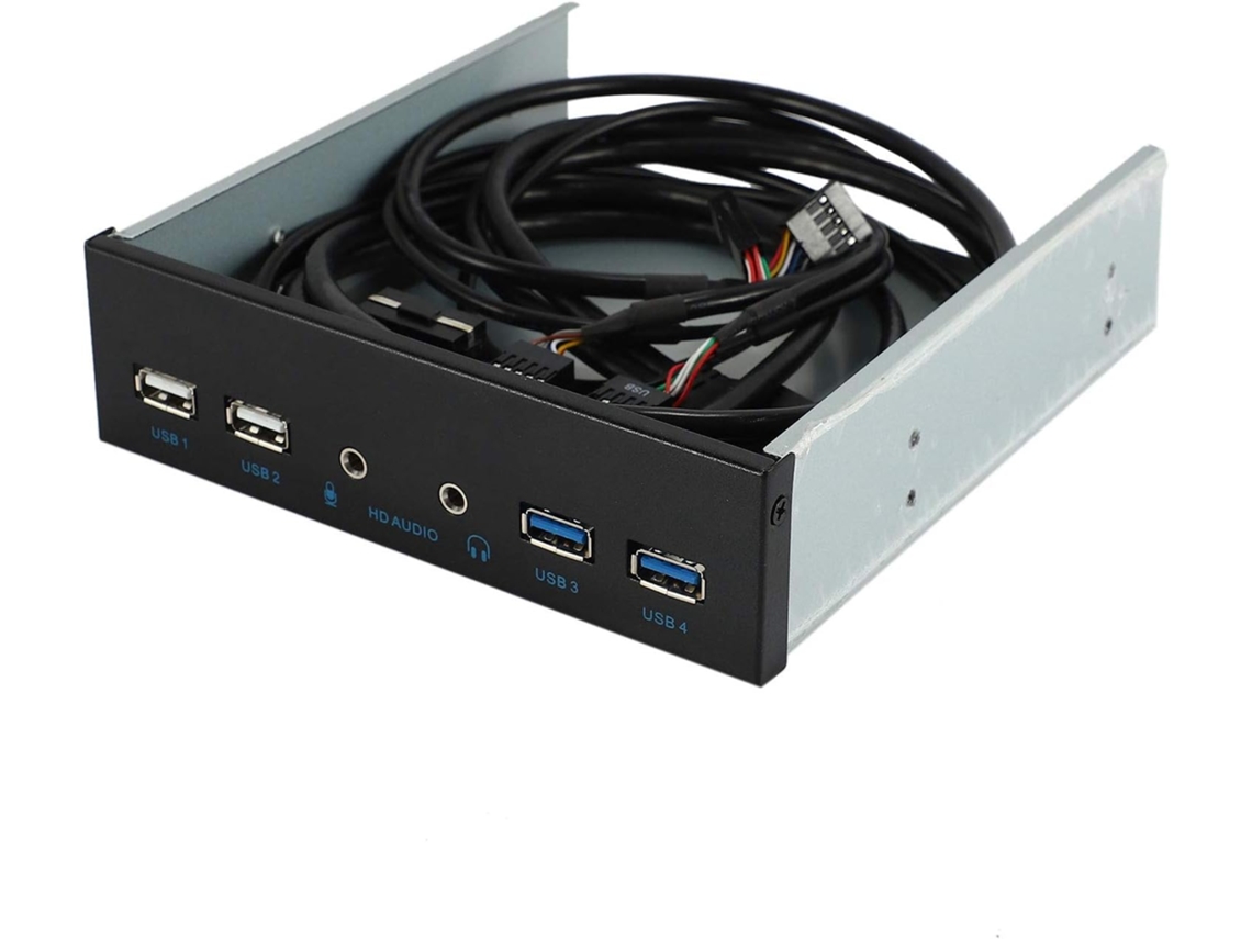 Painel Frontal Interno Para Gabinete De Pc Desktop 5,25 Polegadas Com