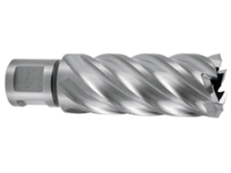 Broca RUKO-108524E-Hsse-Co De 5 Núcleos Com Haste Weldon (3/4") De Cbn Retificado Com Profundidade De Corte De 55 Mm (Ø 24,0 Mm)