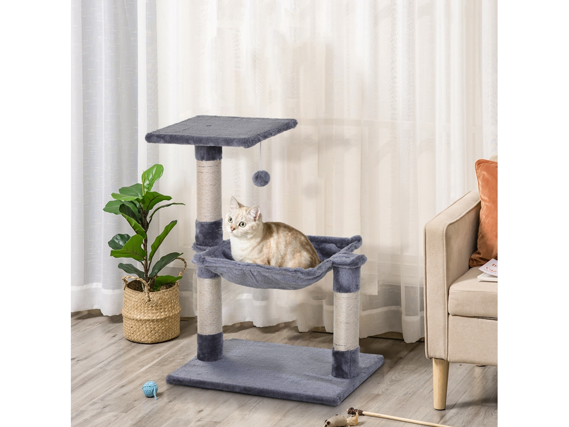 Caixa Para Gato, Acabamento Cinzento, 70 X 36 X 50 Cm