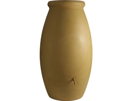 Tanque de recuperação de água rotomoldado Belli 1000 L na cor bege