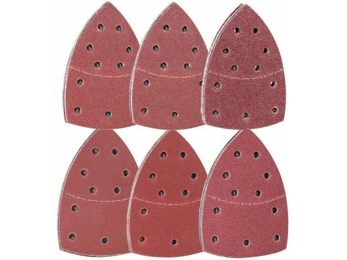 Conjunto de 72 lixas triangulares delta, 105x152 Mm BRILVIBERA