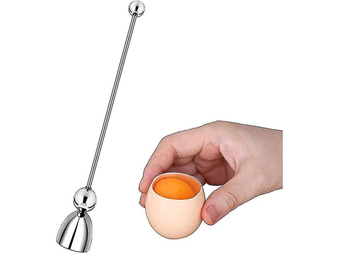 Abridor De Cascas De Ovos, Em Aço Inoxidável, Para Versões Cozidas Ou Moles, Utensílio Manual De Cozinha