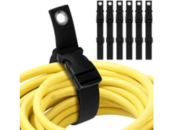 Abraçadeiras Para Extensão Elétrica | Abraçadeiras Reforçadas | 6 Peças Com Trava Ajustável Para Arm Gokoco