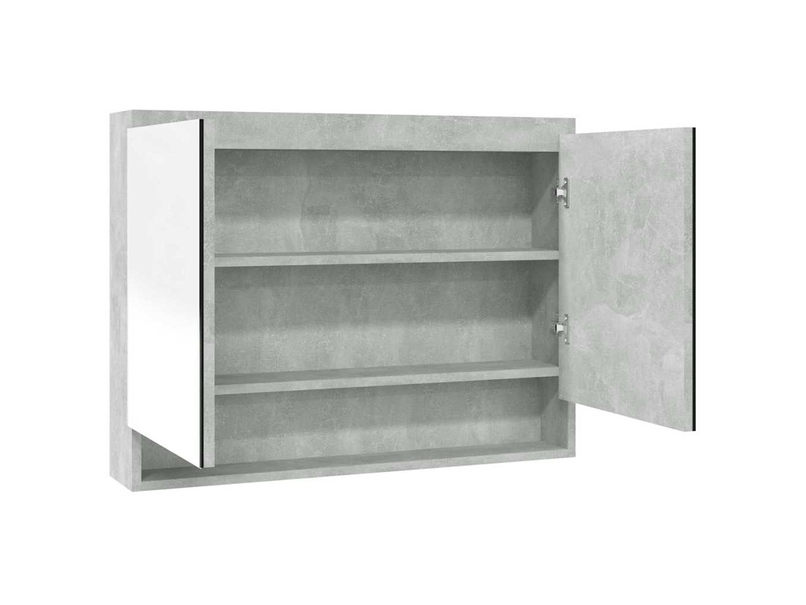 Mirror Cabinet, Mirror Cabinets Vidaxl Cinzeto Mdf (n/a)
